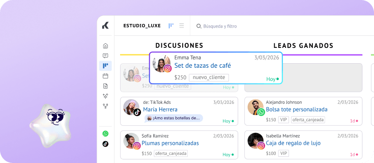 Consulta de producto convertida en una compra mediante chat