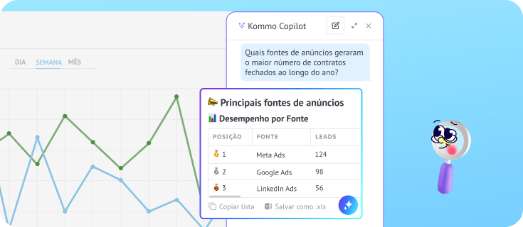 Assistente de IA reagendando uma aula experimental por meio de uma conversa comercial no chat