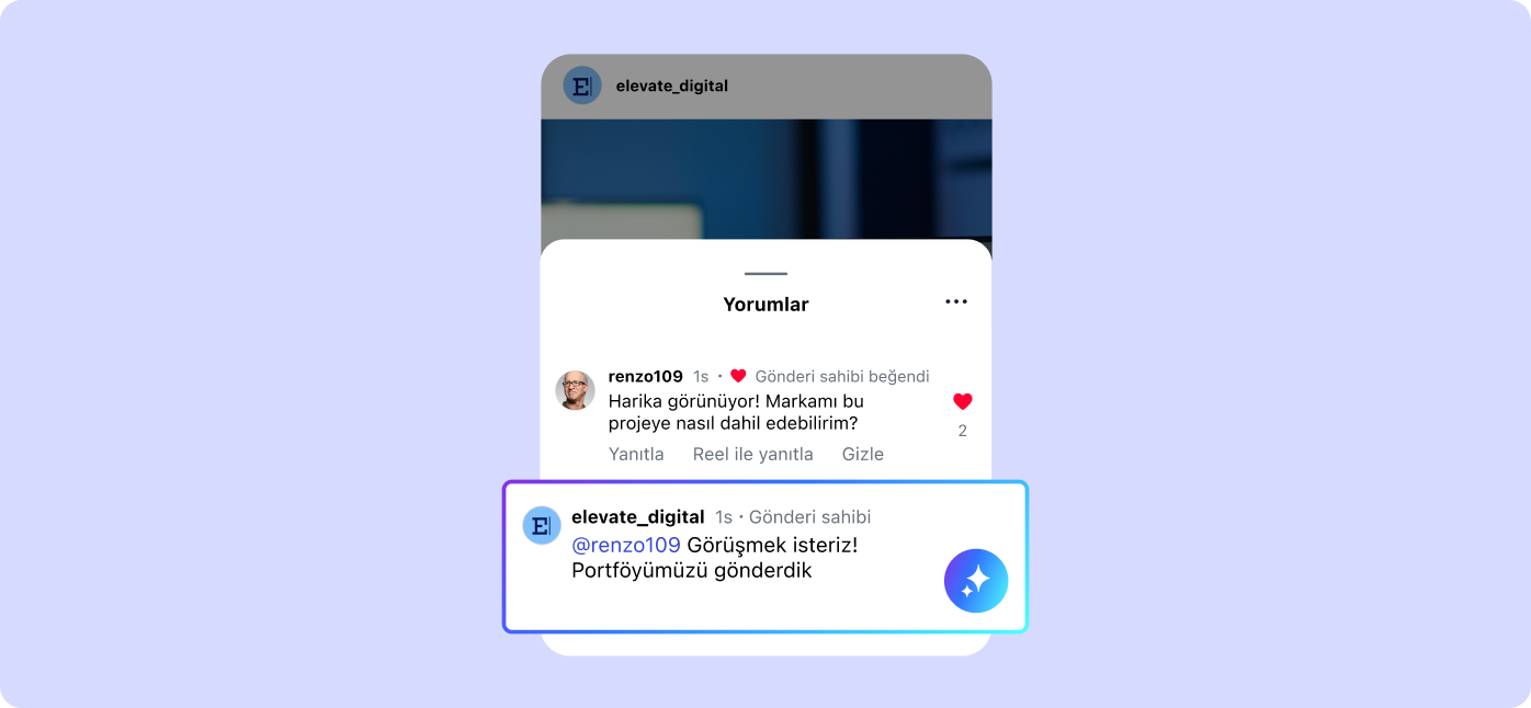 AI sosyal medya yorumuna yanıt veriyor